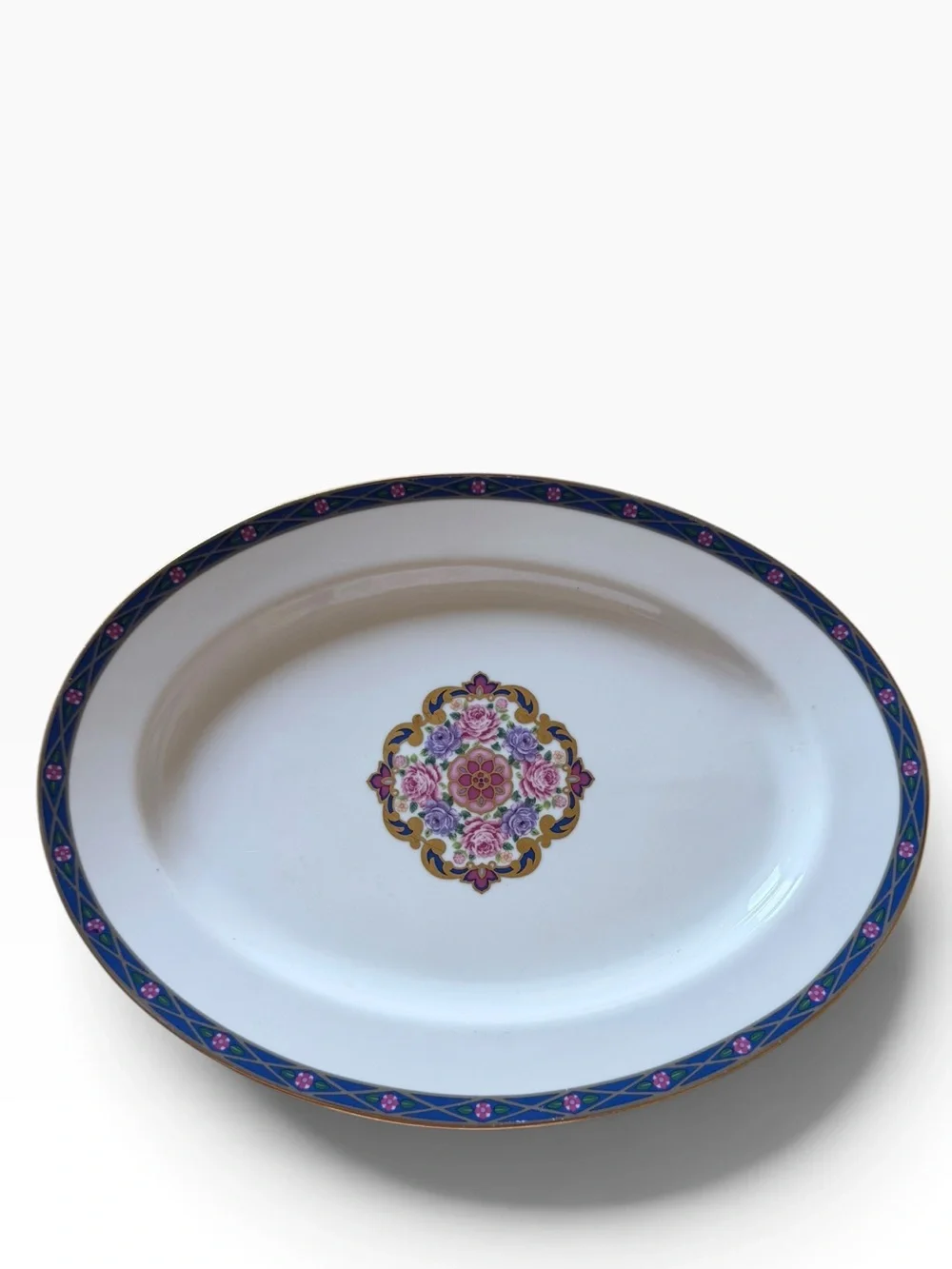 Vintage Muirfield Medallion Oval Serving Platter